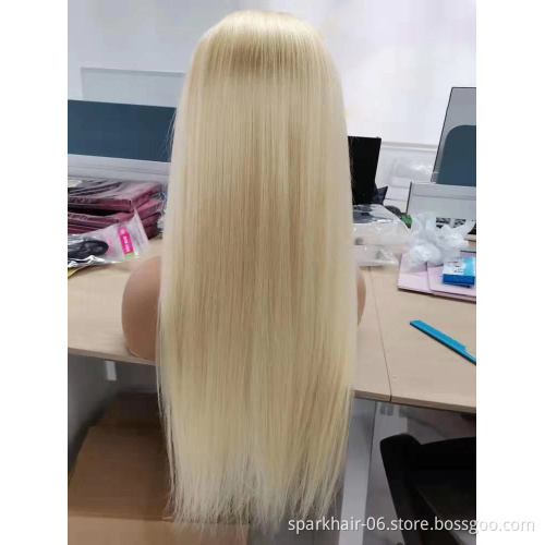 Wholesale Blonde 613 Lace Front Wigs ,613 Hd Lace Frontal Wig,613 Blonde Full Lace Closure Wig Human Hair